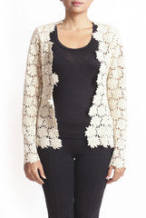 La Rutu Floral Cutwork Jacket