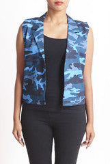 La Rutu Blue Casual Jacket