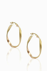 LeCalla Matte Delight Hoop Earrings