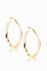 LeCalla Gold Rush Hoop Earrings