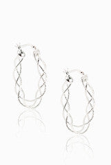 LeCalla Wire Magic Hoop Earrings