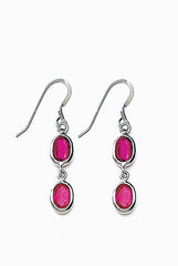 LeCalla Captivating Pink Dangler Earrings
