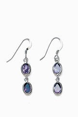 LeCalla Royal Purple Dangler Earrings