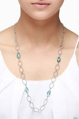 LeCalla Blue Lagoon Long Necklace