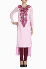 Regalia Classic Rose Straight Kurti