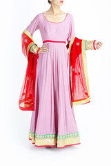 Lotus Chakra Pink Anarkali