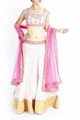 Lotus Chakra Pink Lehanga