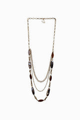 Masaya Brown Layered Neckpieces