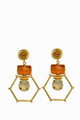 Masaya Orange Atota Earrings