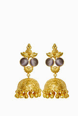 Masaya Golden Jhumka Earrings