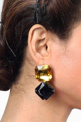 Medoso Yellow Block Earring