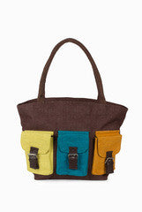 Earthen Me Brown Jute Handbag