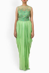 Merise Pastel Green Gown