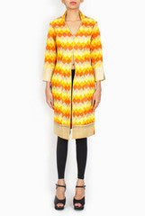 Merise Front Open Long Jacket