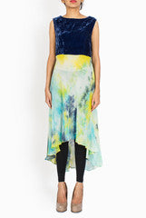 Merise Marble Dyed Velvet Tunic
