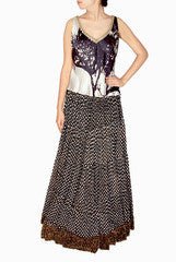 Nikita Mhaisalkar Peplum Top and Skirt Set