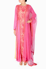 Nikita Mhaisalkar Pink Suit Set