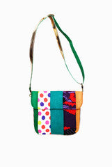 Mystiqual Designs Blue and Black Sling Purse