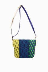 Mystiqual Designs Blue And Green Sling Purse