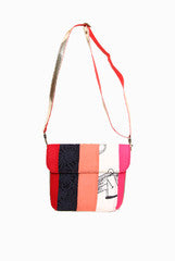 Mystiqual Designs White And Black Sling Purse