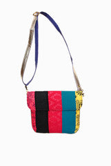 Mystiqual Designs Pink And Black Sling Purse