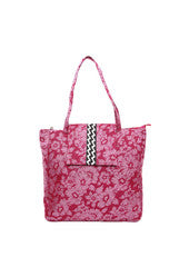 Mystiqual Designs Pink Color Chanderi Bag