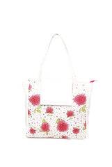 Mystiqual Designs Floral White Color Handbags