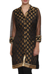 Mystiqual Designs Black & Copper Kurtis