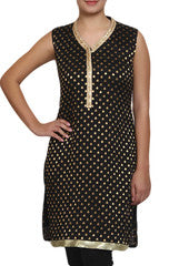 Mystiqual Designs Black  & Golden Kurtis