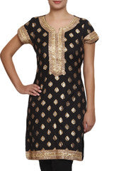 Mystiqual Designs Black & Golden Kurtis