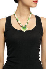 Niharika Pandey Green Neck piece