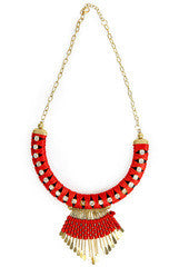 Niharika Pandey Bold Red Neck Piece