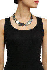 Niharika Pandey Grey Marble Neck Piece