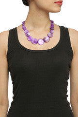 Niharika Pandey Purple Stone Neck Piece