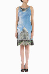 Niharika Pandey Taj Mahal Print Dress