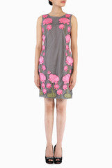 Niharika Pandey Pink and Grey Short Dress