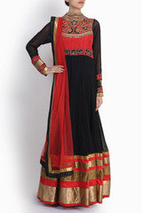 Niharika Pandey Black Anarkali