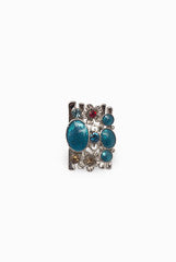 Niharika Pandey Blue Handcrafted Ring