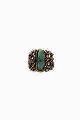 Niharika Pandey Green Handcrafted Ring