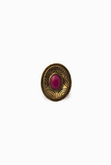 Niharika Pandey Carnation Pink Handcrafted Ring