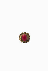 Niharika Pandey Scarlet Red Handcrafted Rings