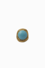 Niharika Pandey Blue Diamond Handcrafted Ring