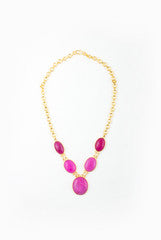 Ode To Earth Golden Marquis Necklace