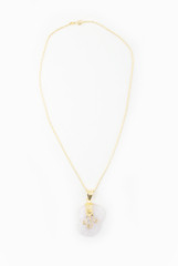 Ode To Earth White Solar Egyptian Pendant