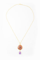 Ode To Earth Two stone Pendant