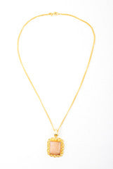 Ode To Earth Yellow Filigree Pendant