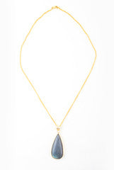 Ode To Earth Turquoise Drop Pendant