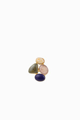 Ode To Earth Multistone Golden Ring