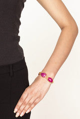 Ode To Earth Ruby Marquis Bracelet