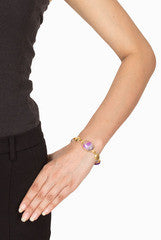 Ode To Earth Purple Marquis Bracelet